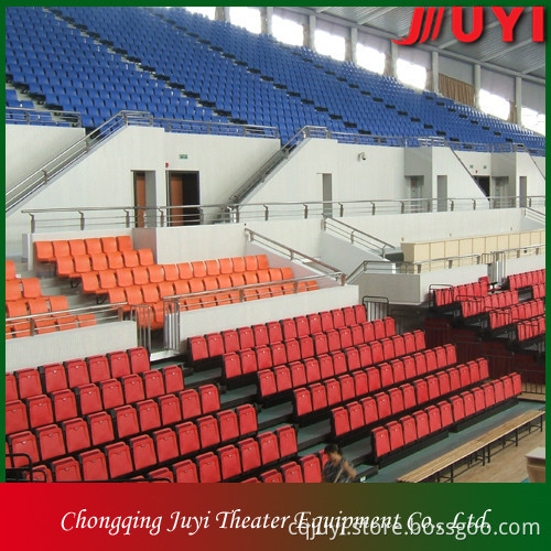 JY-769 folded stadium chair bleacher seat China furniture retractable seating